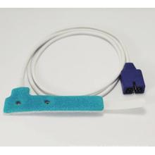 Sensor SpO2 descartável de espuma não adesiva Nellcor, 9 pinos, Nellcor Oxax recém-nascido / adulto disponível